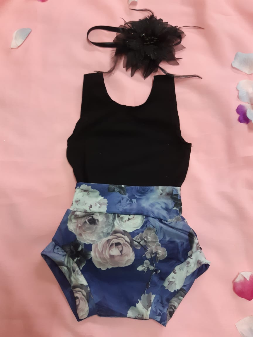 Shorty with Headband Outfit, Girl