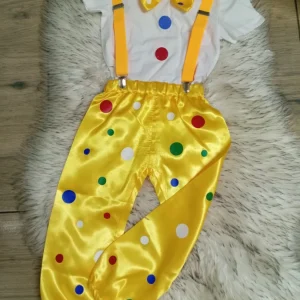 Colorful Clown-Inspired Baby Boy Outfit
