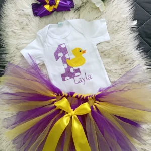 Duck Themed Personalised Birthday Outfit